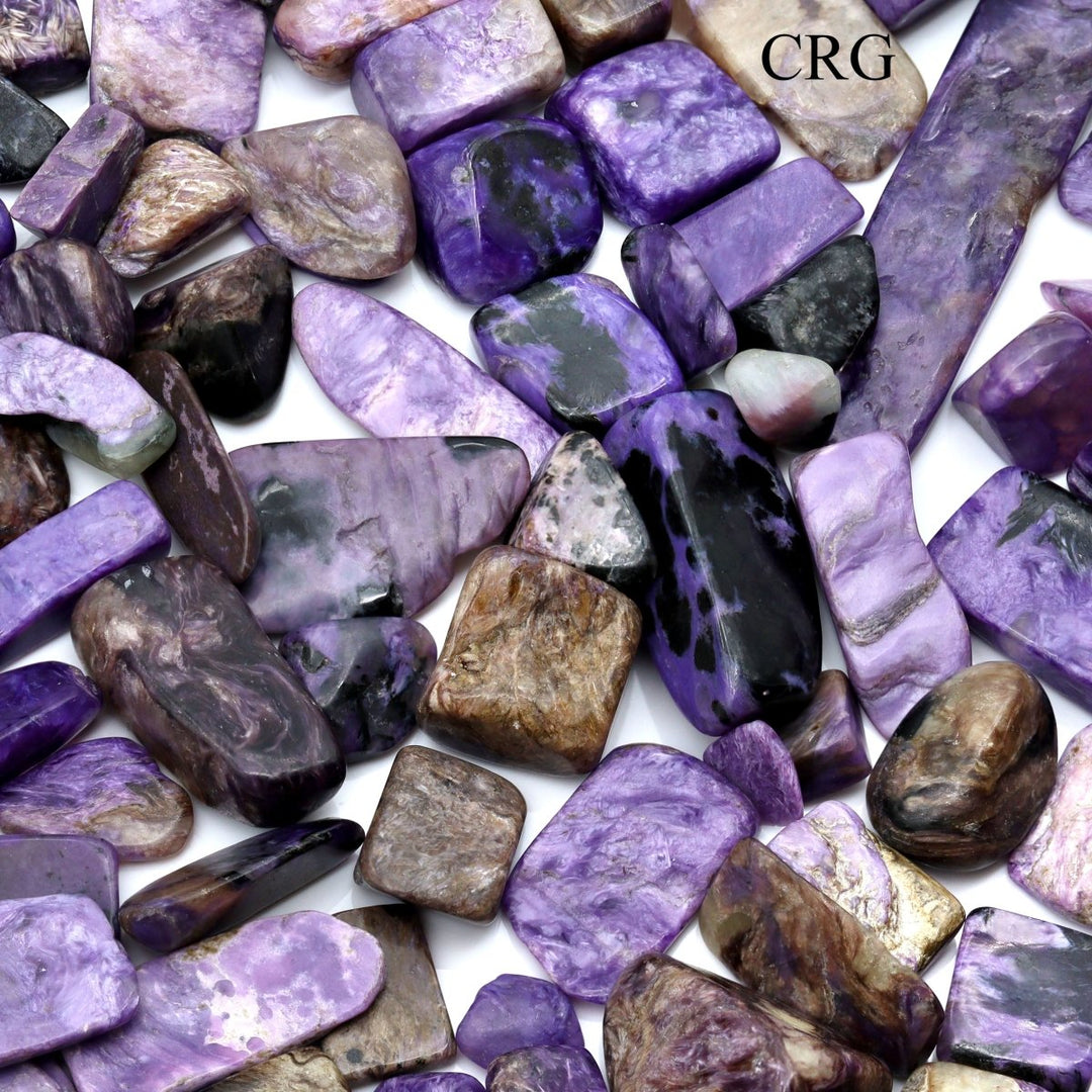 Polished Charoite Chips / 0.25 - 2" AVG - 1 LB. LOTCrystal River Gems