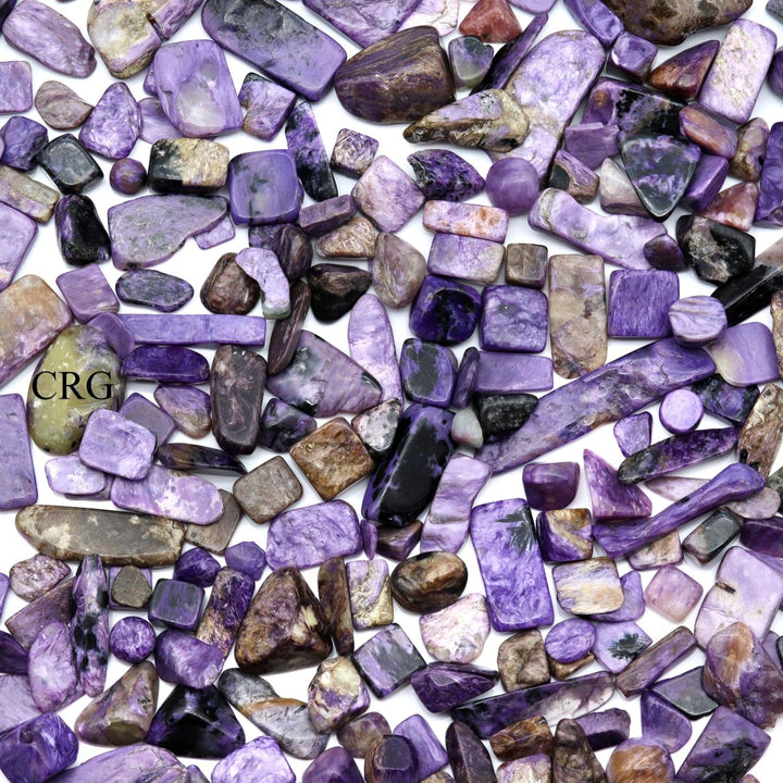 Polished Charoite Chips / 0.25 - 2" AVG - 1 LB. LOTCrystal River Gems