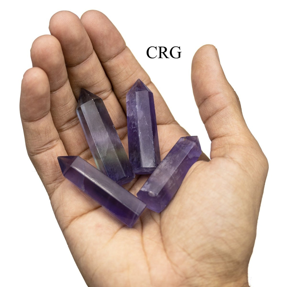 4 PC Rainbow Fluorite Towers / 5cm AvgCrystal River Gems