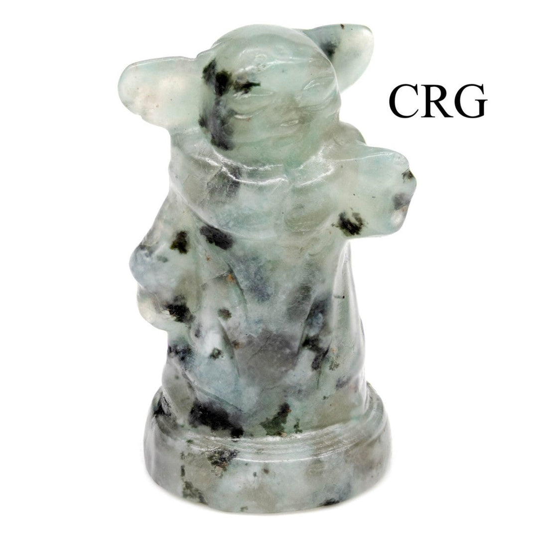 4 PIECE LOT - Assorted Gemstone Baby Yoda / 1.5" Avg