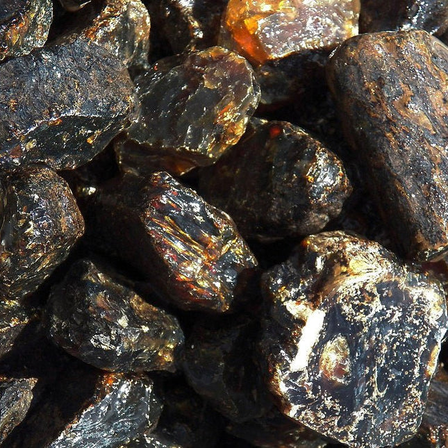 5 KILO LOT - Rough Black Amber / 1"-5" AVG - Crystal River Gems