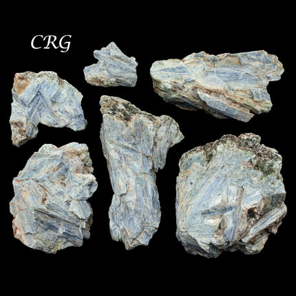 5 KILO LOT - Extra Quality Rough Blue Kyanite Clusters & Pieces (3.0" - 7.0") AVG