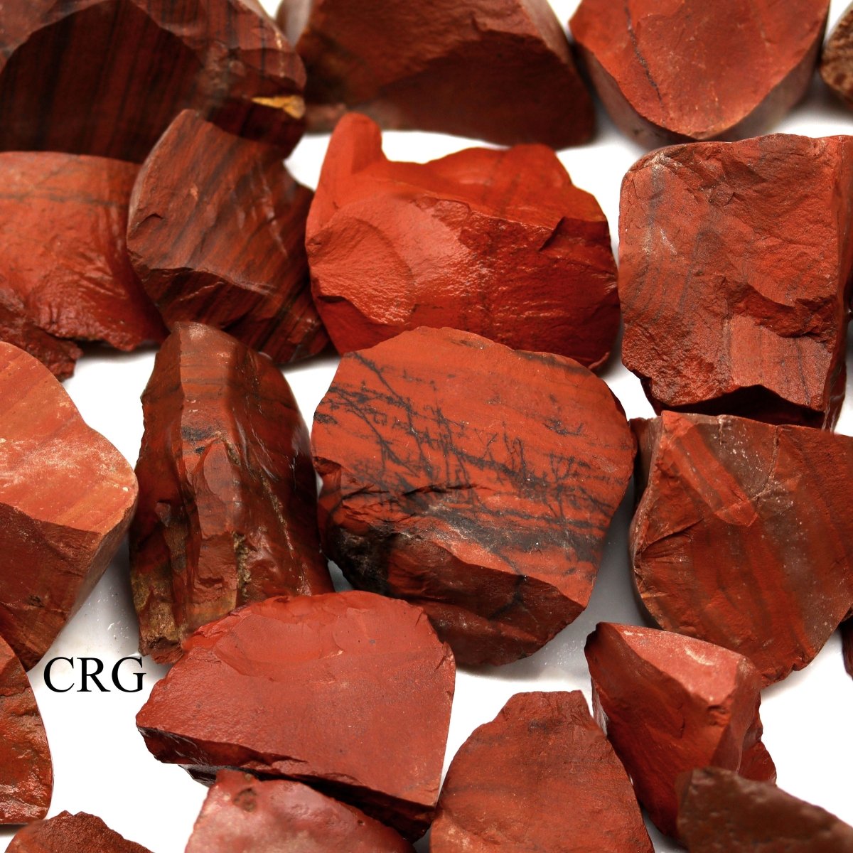 Normal Jasper Rocks 5 KILO LOT - Red Jasper Rough Rock from India - Crystal River Gems