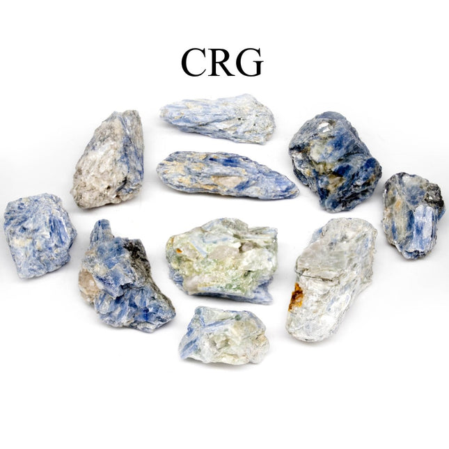 5 KILO LOT - Rough Brazilian Blue Kyanite (3 - 6 CM) AVG - Crystal River Gems