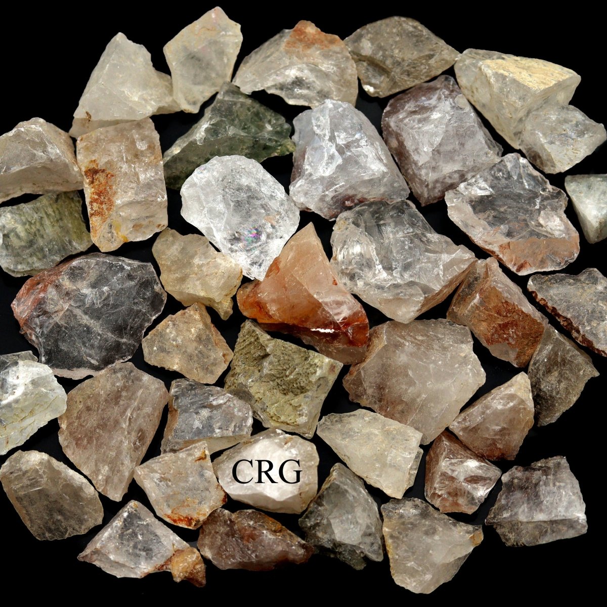 5 KILO LOT - Rough Mixed Quartz from India / 1