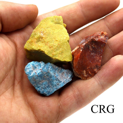 5 Kilo Lot - Rough Mixed Gemstones from Madagascar / 20-30 GRAMS AVG