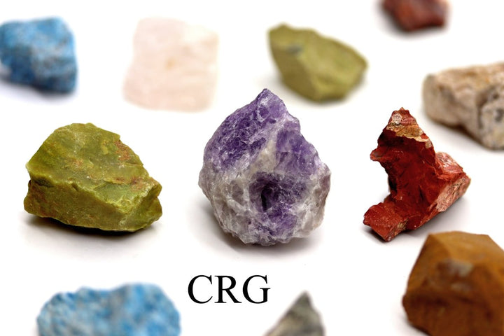 5 Kilo Lot - Rough Mixed Gemstones from Madagascar / 20-30 GRAMS AVG