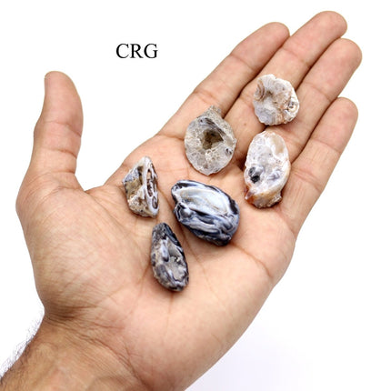 8 OZ LOT - Natural Agate Mini Oco Geodes / .5"-1" AVERAGE - Crystal River Gems