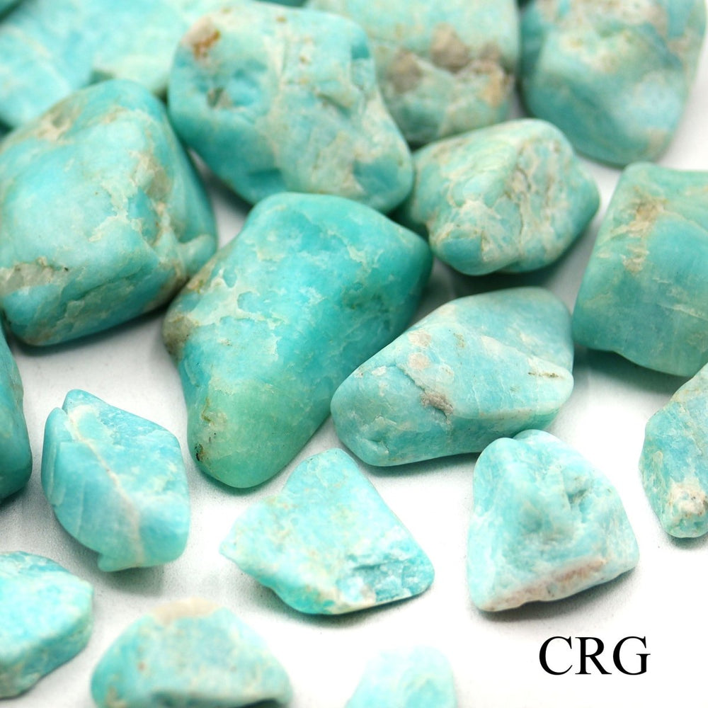 8 oz Lot Smooth not Polished Amazonite from Peru