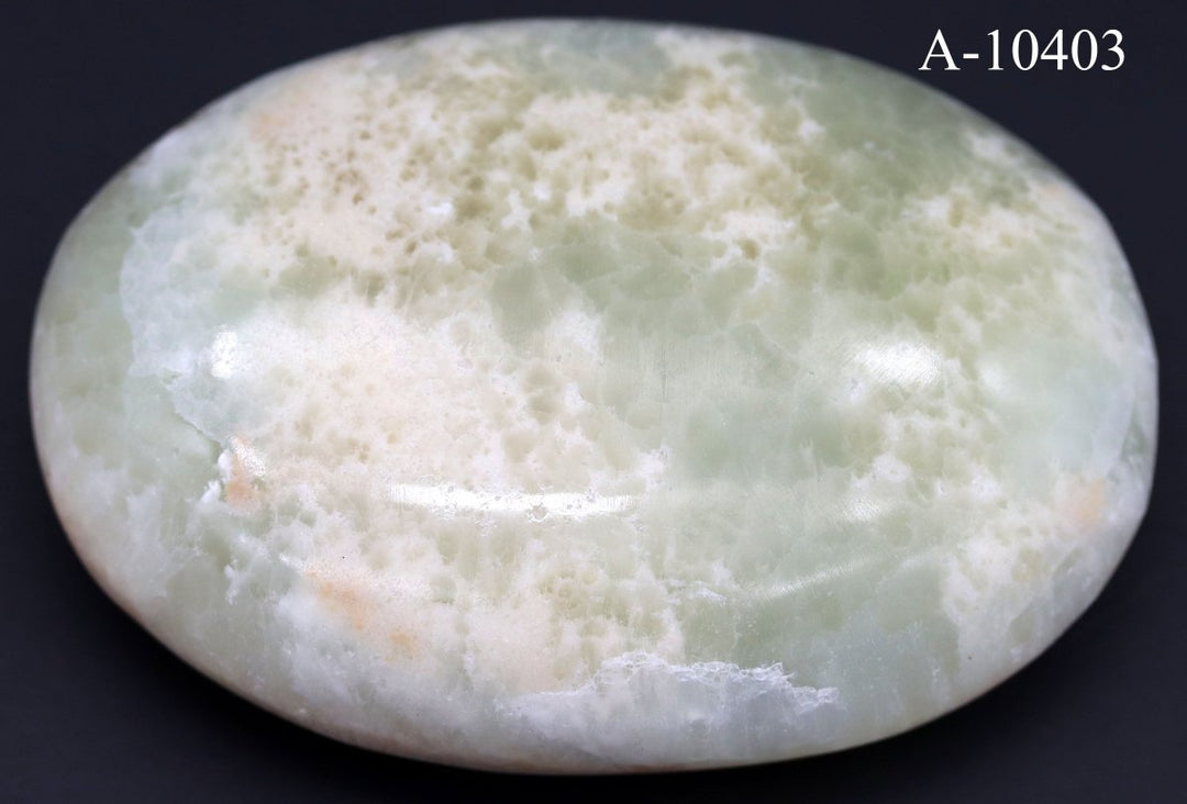 A-10403 Genuine Caribbean Calcite Palm Stone 4.3 oz