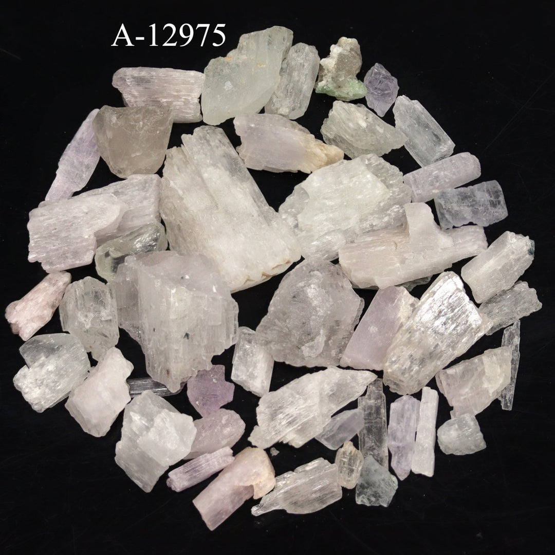 A-12975 Rough Kunzite Crystal from Afghanistan 4 oz. lot
