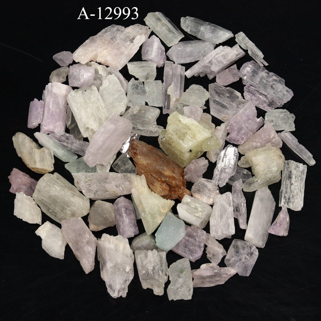 A-12993 Rough Kunzite Crystal from Afghanistan 4 oz. lot