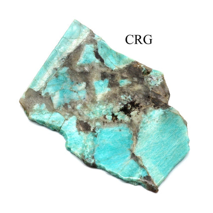 Amazonite Slab from Madagascar / 5"-7" AVG - Crystal River Gems