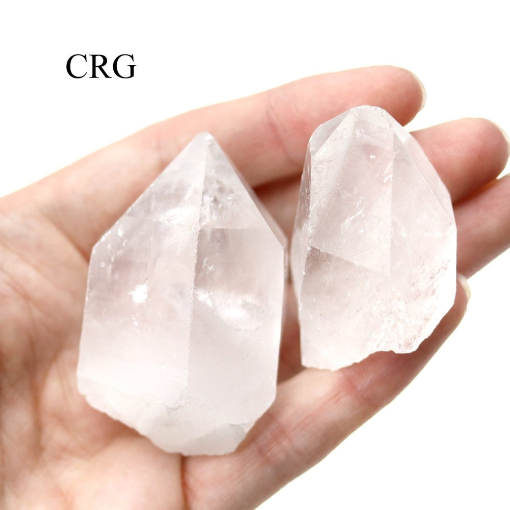 Brazilian Crystal Points 1.5" avg- Large Flat