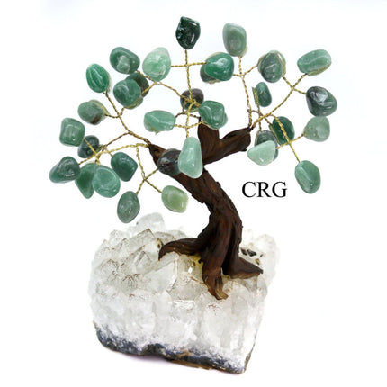 Brazilian Green Quartz Bonsai Tree with Crystal Base / SIZE #2 (6.5"-7.5" AVG)