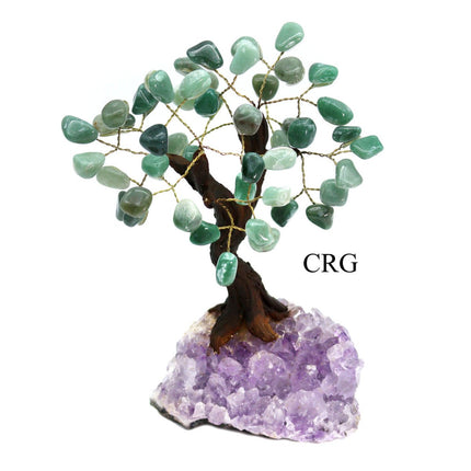 Brazilian Green Quartz Bonsai Tree with Crystal Base / SIZE #3 (7.5"-8" AVG)