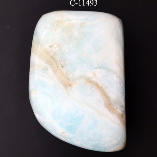 C-11493 Genuine Caribbean Calcite Freeform 5.7 oz - Crystal River Gems