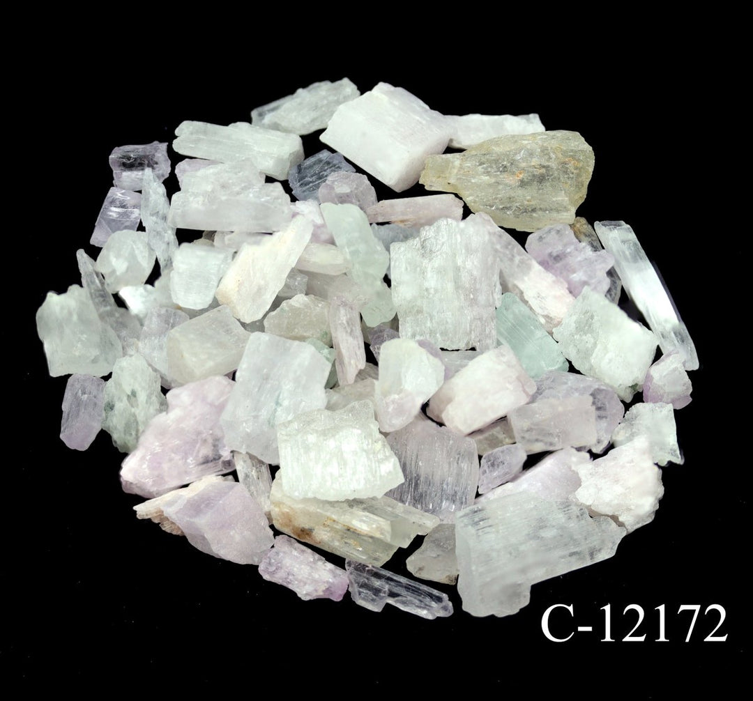 C-12172 Rough Kunzite Crystal from Afghanistan 4oz lot