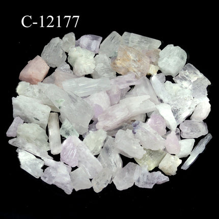 C-12177 Rough Kunzite Crystal from Afghanistan 4oz lot