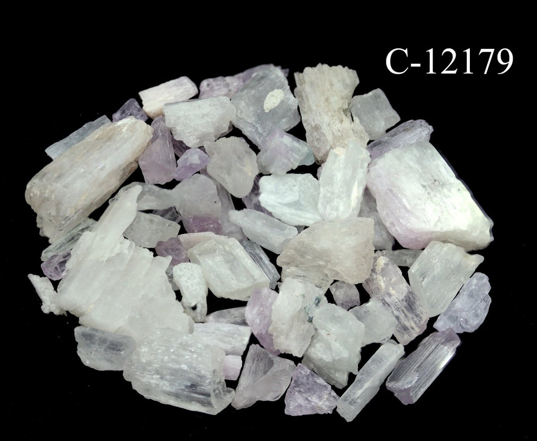 C-12179 Rough Kunzite Crystal from Afghanistan 4oz lot
