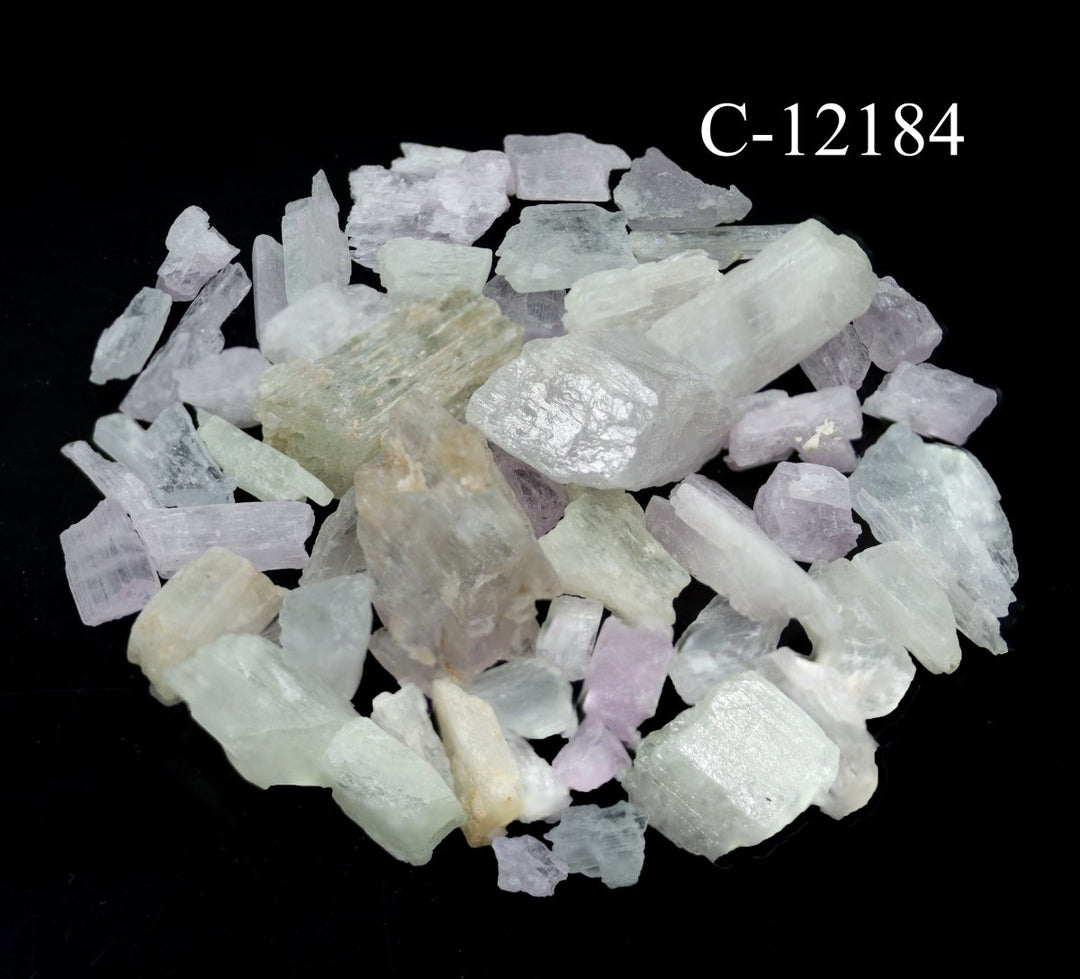 C-12184 Rough Kunzite Crystal from Afghanistan 4oz lot