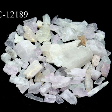 C-12189 Rough Kunzite Crystal from Afghanistan 4oz lot