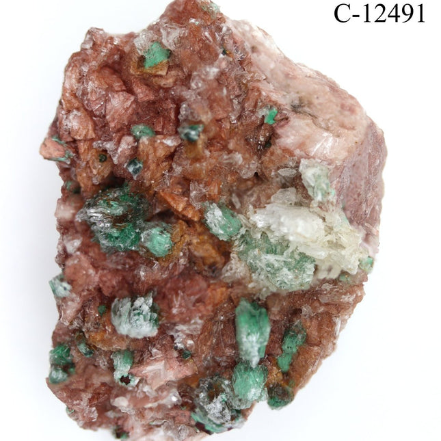 C-12491 Dolomite on mixed other minerals from Morocco 3.8oz - Crystal River Gems