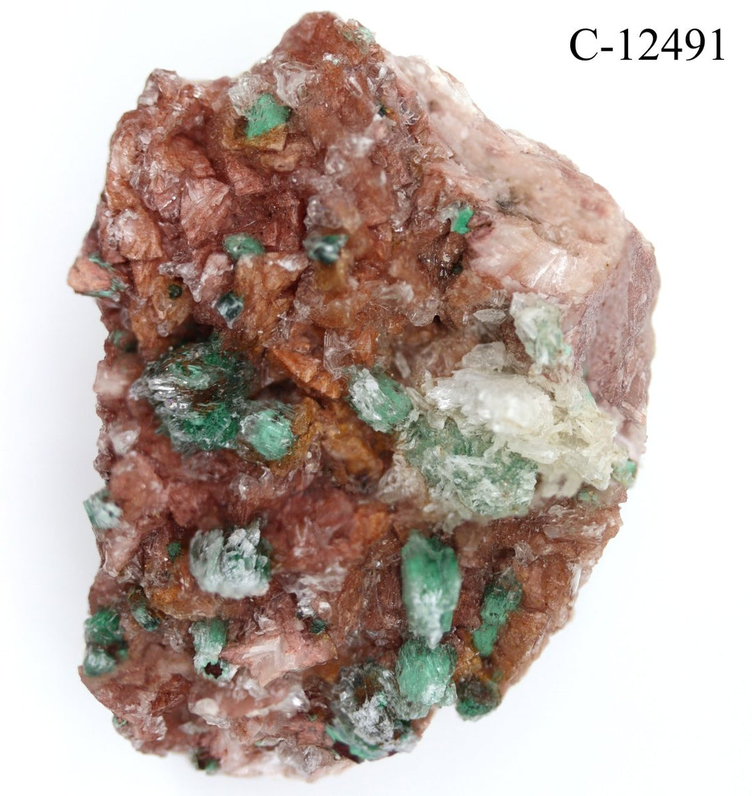 C-12491 Dolomite on mixed other minerals from Morocco 3.8oz