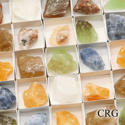 35 Piece Flat - Assorted Calcite - Crystal River Gems