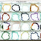 24 Piece Flat - Assorted Gemstone Chip Bracelets - Crystal River Gems