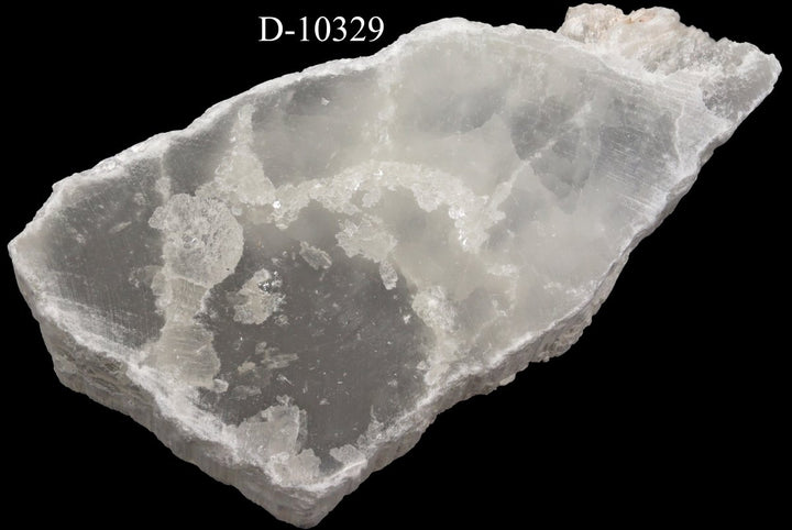 D - 10329 Selenite TV Rock 10.3 ozCrystal River Gems