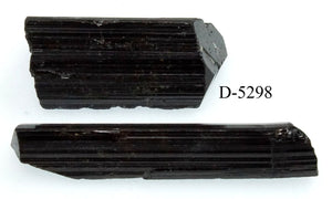 D-5298 Raw Black Tourmaline Crystals 0.7 oz