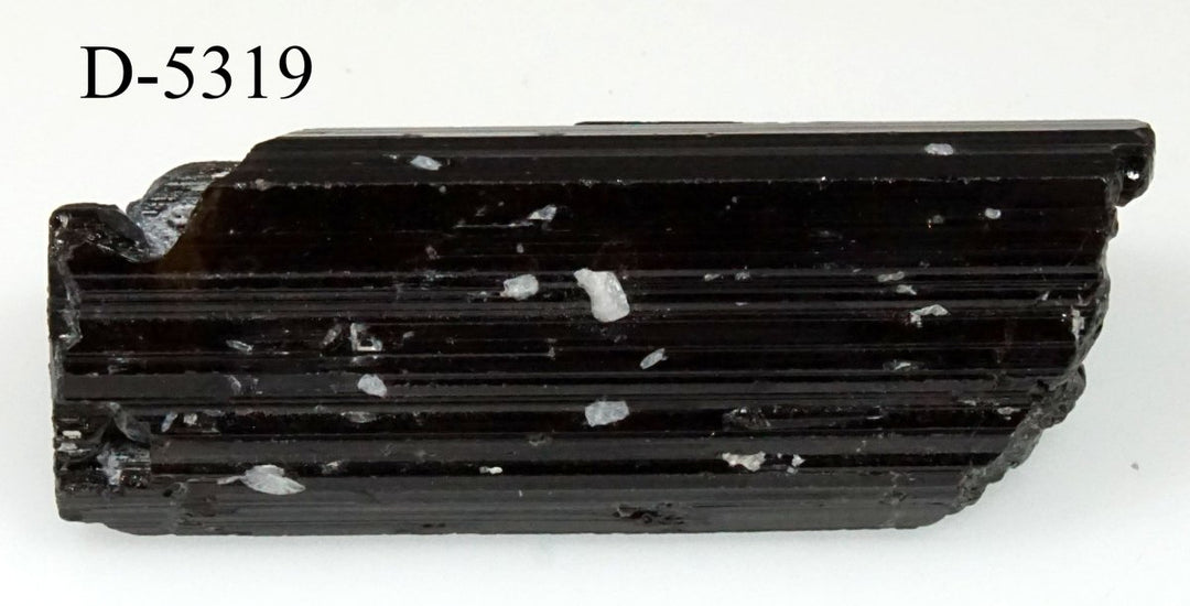 D - 5319 Raw Black Tourmaline Crystals 0.7ozCrystal River Gems