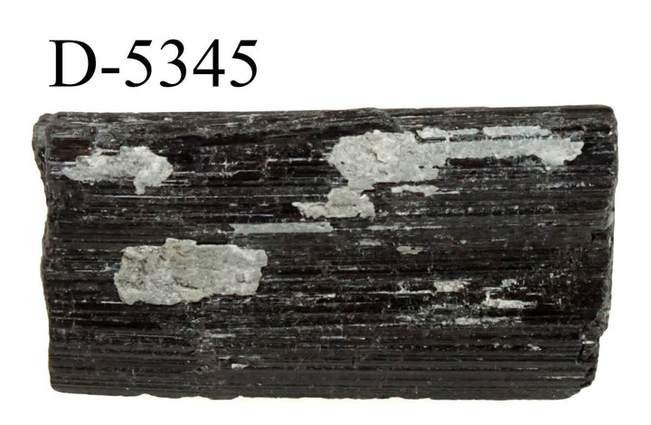 D - 5345 Raw Black Tourmaline Crystals 0.6ozCrystal River Gems