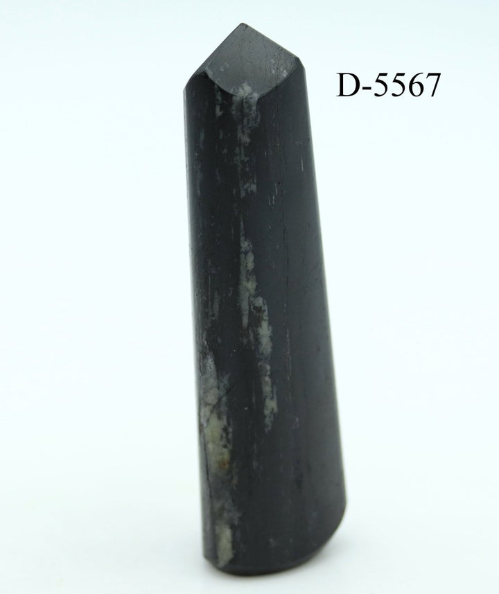 D - 5567 Black Tourmaline Polished Tower 5.0ozCrystal River Gems