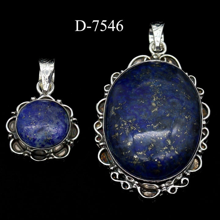 D - 7546 Lapis 925 Sterling Silver Jewelry LotCrystal River Gems