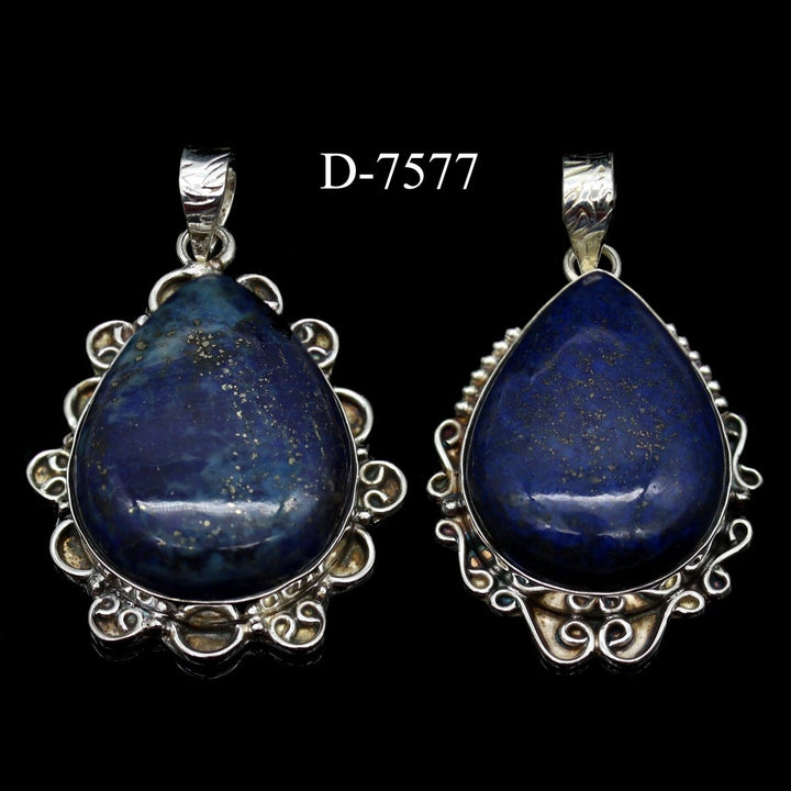 D - 7577 Lapis 925 Sterling Silver Jewelry LotCrystal River Gems