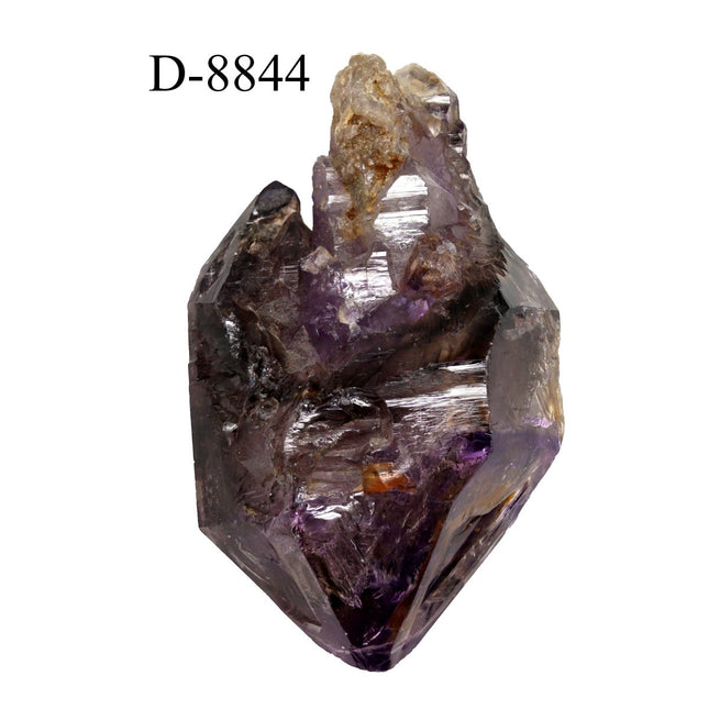 D-8844 Smoky Quartz Amethyst Scepter from Zambia 164 g - Crystal River Gems