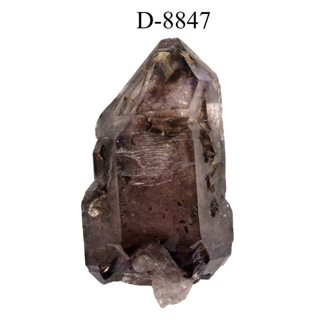 D-8847 Smoky Quartz Amethyst Scepter from Zambia 150 g - Crystal River Gems