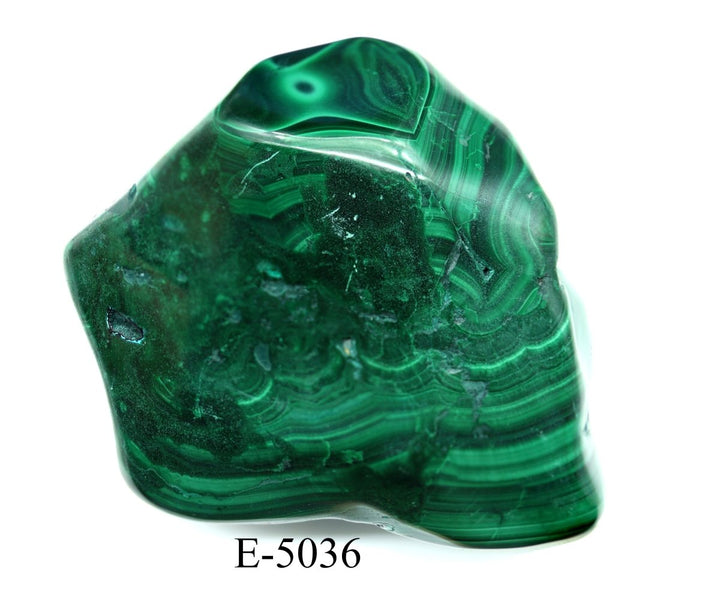 E - 5036 Malachite Free Form (Zaire) - 34.1oz.Crystal River Gems