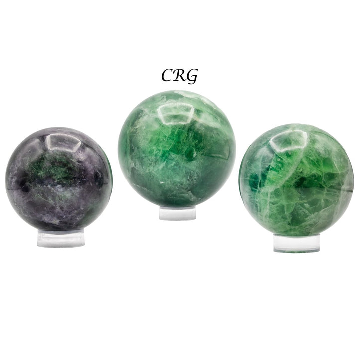 3 KILO LOT - Fluorite Spheres / 4-12cm AVG
