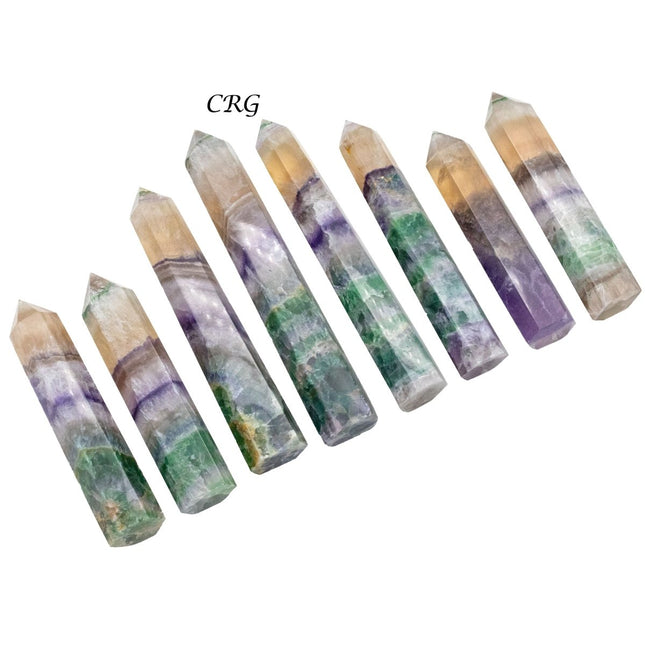 1 LB. Rainbow Fluorite Towers - Crystal River Gems