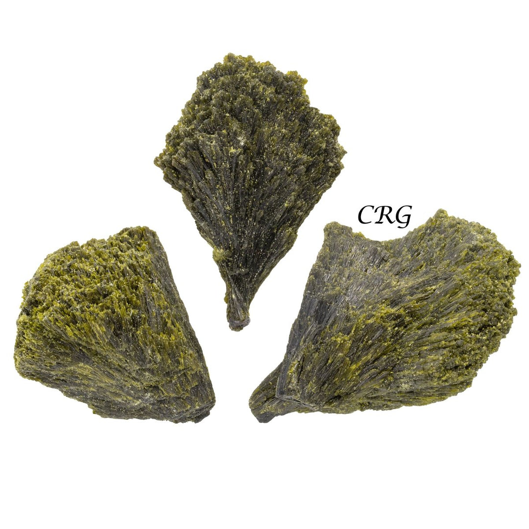 Green Epidote Crystal Clusters / 1.5-4" AVG - 1 KILO LOT