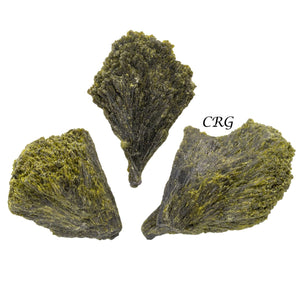 Green Epidote Crystal Clusters / 1.5-4