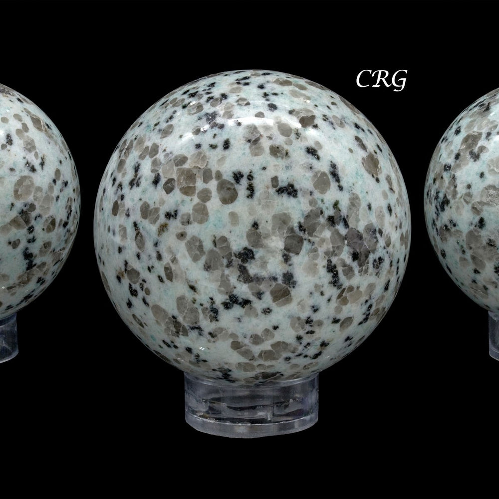 Kiwi Jasper Spheres / 40-80mm AVG - 1 KILO LOT