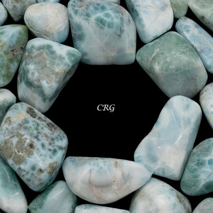 8 oz. Larimar Tumble - Crystal River Gems