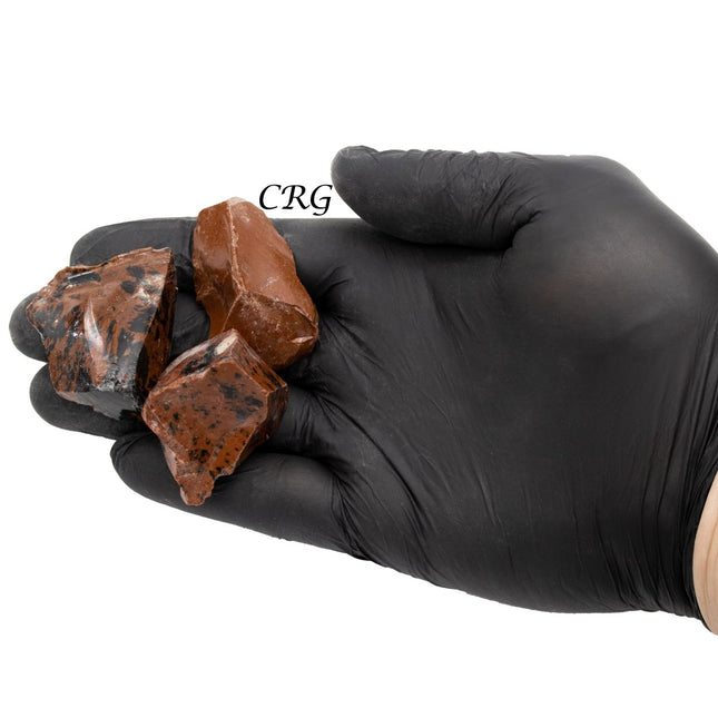 1 LB. Lot. Rough Mahogany Obsidian - Crystal River Gems