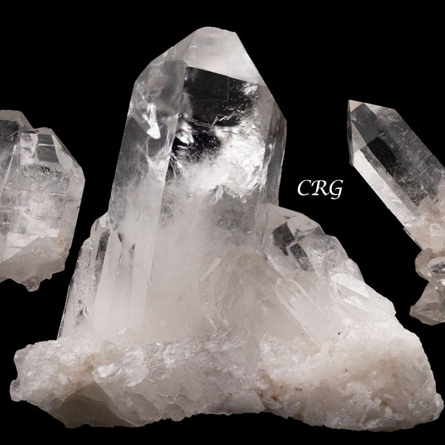 1 Kilo Lot. Clear Quartz Clusters - Crystal River Gems