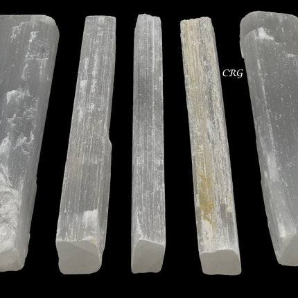 2 KILO LOT - Rough Selenite Sticks / 7.5-8.5" AVG - Crystal River Gems