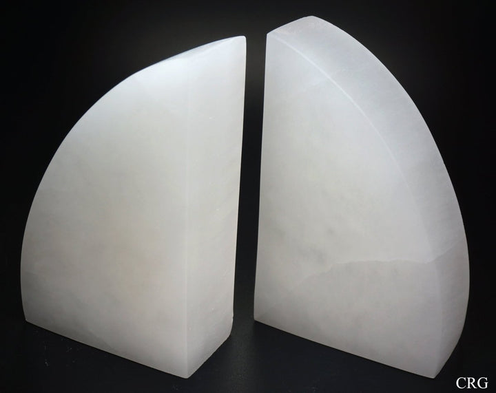 Selenite Bookends / 6 - 6.5" AVG - 1 PAIRCrystal River Gems